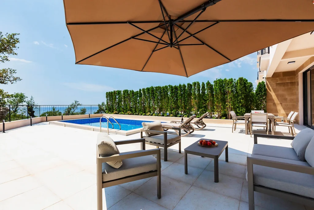 Poljana Olive Homes Residence Montenegro sea view pool 1